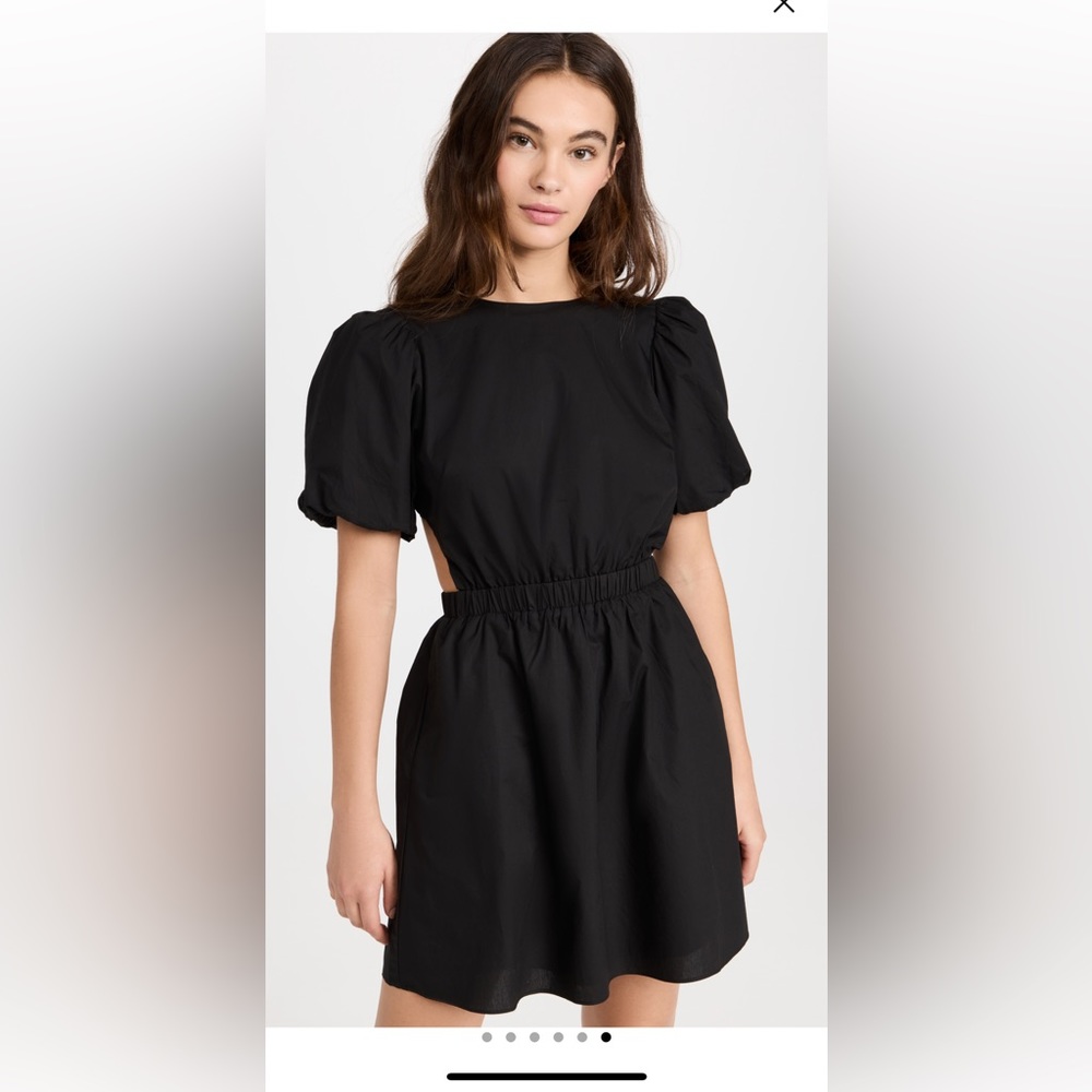 NWT English Factory Cut-Out Poplin Mini Dress - Picture 6 of 10